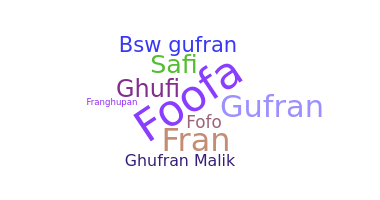 နာမ်မြောက်မည့်အမည် - Ghufran