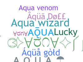 နာမ်မြောက်မည့်အမည် - Aqua