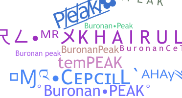 နာမ်မြောက်မည့်အမည် - BuronanPEAK