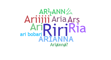 နာမ်မြောက်မည့်အမည် - Arianna