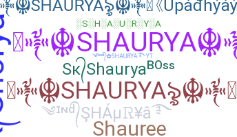 နာမ်မြောက်မည့်အမည် - shaurya