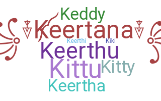နာမ်မြောက်မည့်အမည် - Keerthana