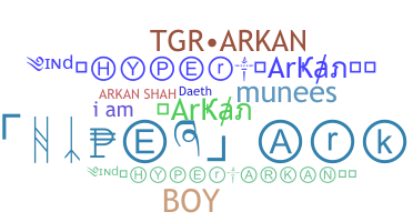 နာမ်မြောက်မည့်အမည် - Arkan