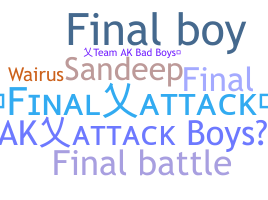 နာမ်မြောက်မည့်အမည် - FinalAttack