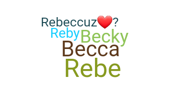 နာမ်မြောက်မည့်အမည် - Rebecca