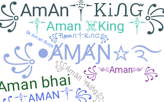 နာမ်မြောက်မည့်အမည် - AmanKing