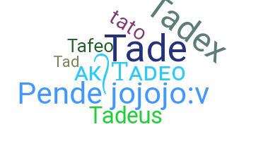နာမ်မြောက်မည့်အမည် - Tadeo