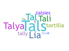 နာမ်မြောက်မည့်အမည် - Talia