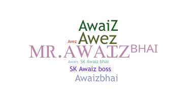 နာမ်မြောက်မည့်အမည် - Awaiz