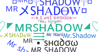 နာမ်မြောက်မည့်အမည် - MrShadow