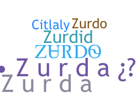 နာမ်မြောက်မည့်အမည် - Zurda