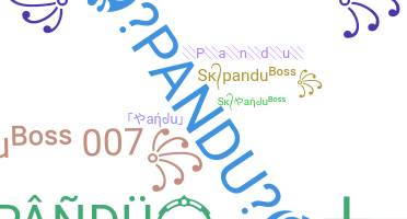 နာမ်မြောက်မည့်အမည် - Pandu