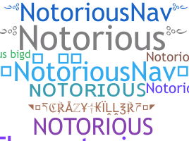နာမ်မြောက်မည့်အမည် - Notorious