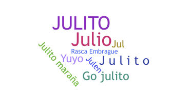 နာမ်မြောက်မည့်အမည် - Julito