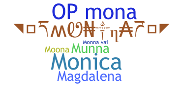 နာမ်မြောက်မည့်အမည် - Monna