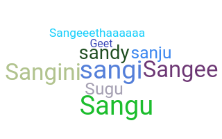 နာမ်မြောက်မည့်အမည် - Sangeeta