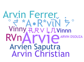 နာမ်မြောက်မည့်အမည် - Arvin