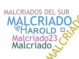 နာမ်မြောက်မည့်အမည် - Malcriados