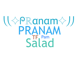 နာမ်မြောက်မည့်အမည် - Pranam