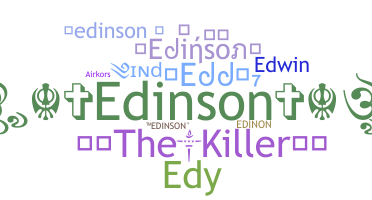 နာမ်မြောက်မည့်အမည် - Edinson