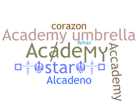 နာမ်မြောက်မည့်အမည် - academy