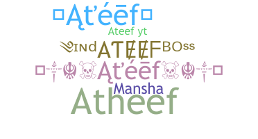 နာမ်မြောက်မည့်အမည် - Ateef