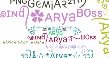 နာမ်မြောက်မည့်အမည် - arya