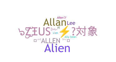 နာမ်မြောက်မည့်အမည် - Allen