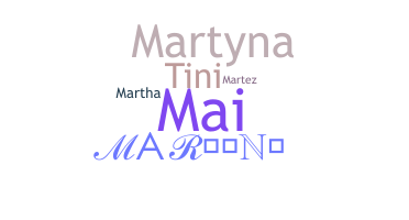 နာမ်မြောက်မည့်အမည် - Martini