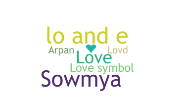 နာမ်မြောက်မည့်အမည် - Lovesymbol