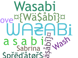 နာမ်မြောက်မည့်အမည် - Wasabi