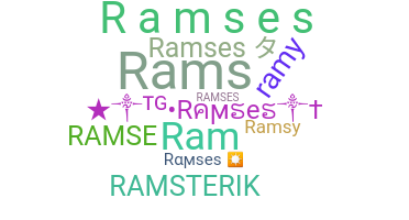 နာမ်မြောက်မည့်အမည် - Ramses