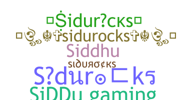 နာမ်မြောက်မည့်အမည် - Sidurocks