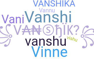 နာမ်မြောက်မည့်အမည် - Vanshika