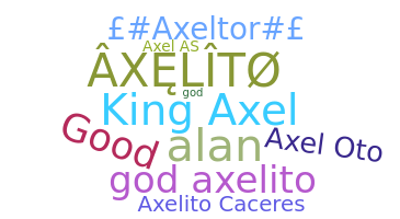 နာမ်မြောက်မည့်အမည် - axelito