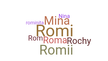 နာမ်မြောက်မည့်အမည် - Romina