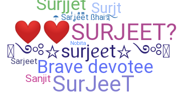 နာမ်မြောက်မည့်အမည် - Surjeet