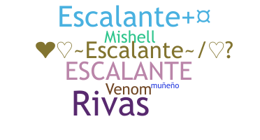 နာမ်မြောက်မည့်အမည် - Escalante