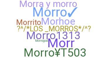နာမ်မြောက်မည့်အမည် - Morro