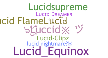 နာမ်မြောက်မည့်အမည် - Lucid