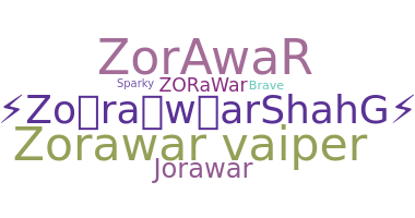 နာမ်မြောက်မည့်အမည် - Zorawar