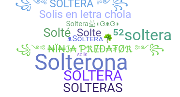 နာမ်မြောက်မည့်အမည် - Soltera