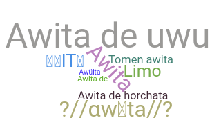 နာမ်မြောက်မည့်အမည် - awita
