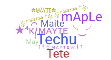 နာမ်မြောက်မည့်အမည် - Mayte