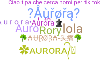 နာမ်မြောက်မည့်အမည် - Aurora