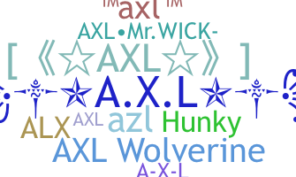 နာမ်မြောက်မည့်အမည် - Axl
