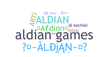 နာမ်မြောက်မည့်အမည် - Aldian