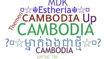 နာမ်မြောက်မည့်အမည် - Cambodia