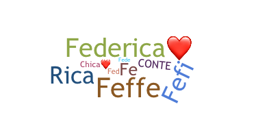 နာမ်မြောက်မည့်အမည် - federica