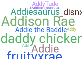 နာမ်မြောက်မည့်အမည် - Addison
